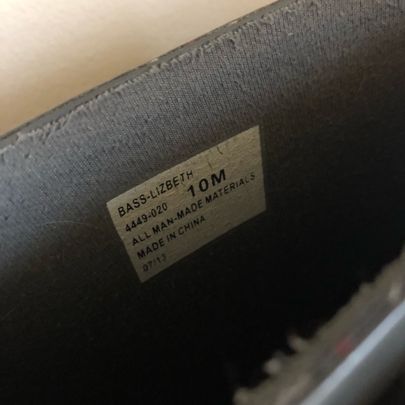 GH Bass & Co Grey & Plaid Tall Rain Boots - Picture 4 of 4